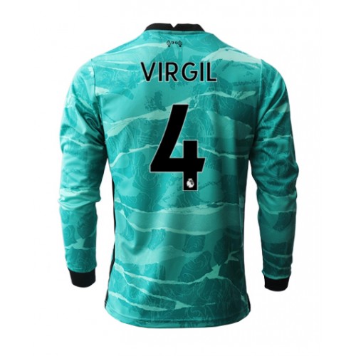 Liverpool Dres Virgil van Dijk 4 Gostujući 2020/21 Dugim Rukavima Liverpool Dres Virgil van Dijk 4 Gostujući 2020/21 Dugim Rukavima